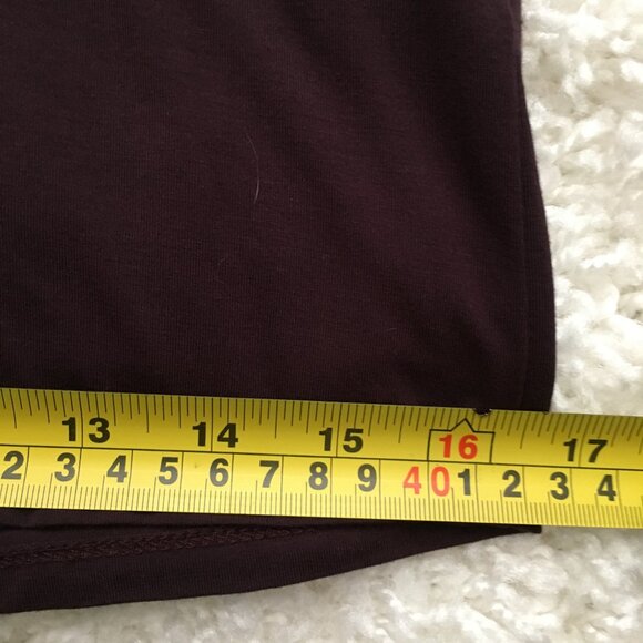 RW&CO. Plum Mockneck Soft Sleeveless Jersey Tank - Picture 10 of 12